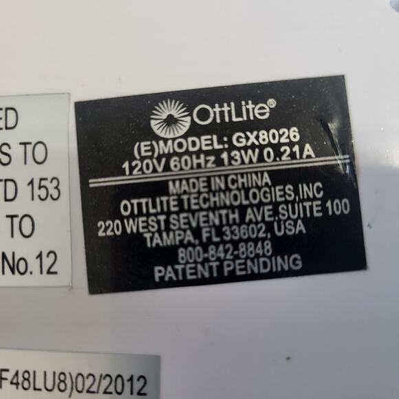 OttLite Daylight Lamp Desk Light Task Lamp USED - Picture 7 of 12